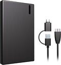 500GB External Hard Drive HDD Portable – USB 3.0 & Type-C Storage by Alphami