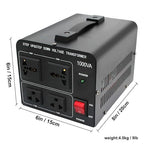 Yinleader 1000W Voltage Converter Transformer 1000 Watt Step Up/Down Converter - Image 7