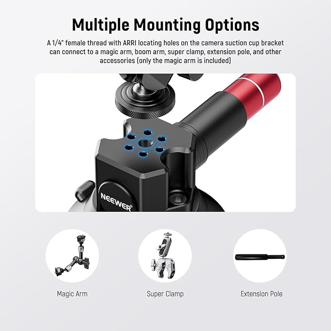 NEEWER 3" Suction Cup Mount - Image 6