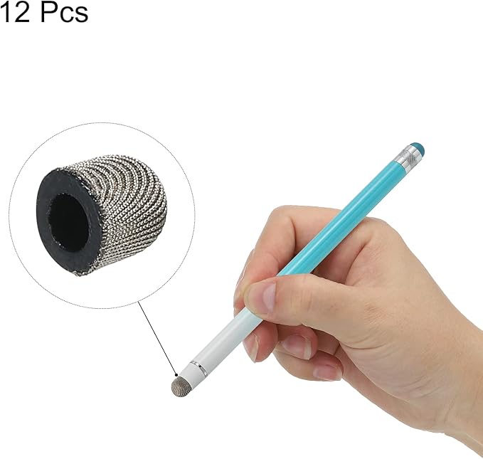 MECCANIXITY 12pcs 6mm Stylus Pen Fine Tips Conductive Fiber Capacitive Touch - Image 3
