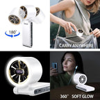 CAZOKASI Rechargeable Strong Wind Handheld Fan - Image 2