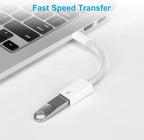 FLEAVER USB C to USB Adapter, Type-C OTG Cable Type C Male to USB A Female - Image 3