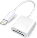 Apple Lightning to SD & TF Card Dual Slot Reader by Wahbite