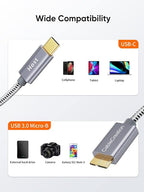 CableCreation 1FT USB C to Micro B Cable, 10Gbps Speed External Hard Drive - Image 6