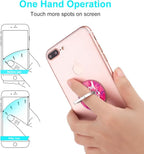 Bonoma Phone Ring Holder, 3 Pack Good Vibes Only Universal Finger Ring Stand - Image 5