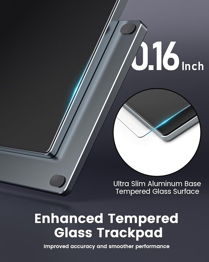 seenda Trackpad, Upgrade Smooth Glass Surface - Image 3