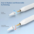 Upgraded Replacement Tips for Apple Pencil 2nd Generation/1st Gen/USB-C & Apple - Image 4