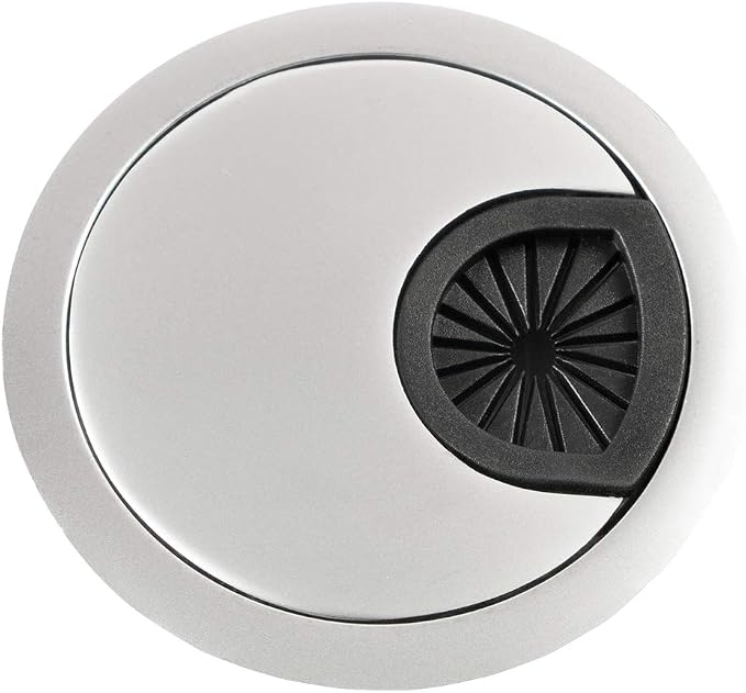 Desk Grommet for Wire Organizer, PC Computer Desk Plastic Grommet Cord - Image 5