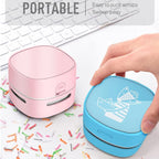ODISTAR Desktop Vacuum Cleaner, Mini Table dust Sweeper Energy Saving, High - Image 3