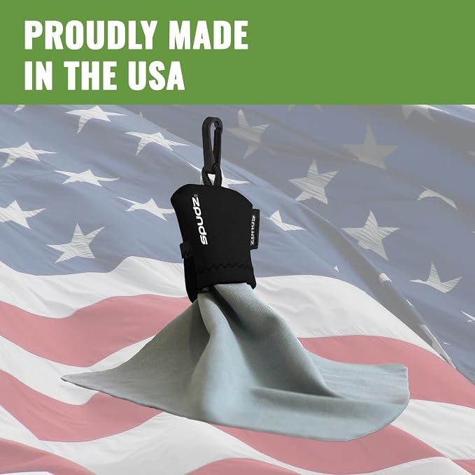 SPUDZ Classic Microfiber Lens Cleaner – Clip-On Pouch, Washable – - Image 4