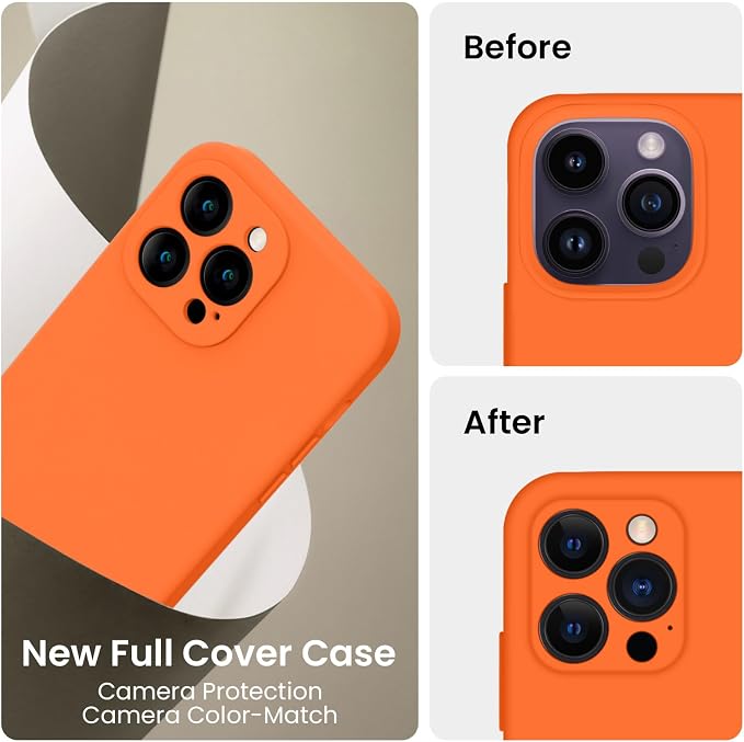 FireNova for iPhone 14 Pro Case, Silicone Upgraded Phone Case with, Soft - Image 3