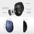E-YOOSO Wireless Mouse for Laptop, Portable Optical Computer Mouse, 6 Buttons - Image 6