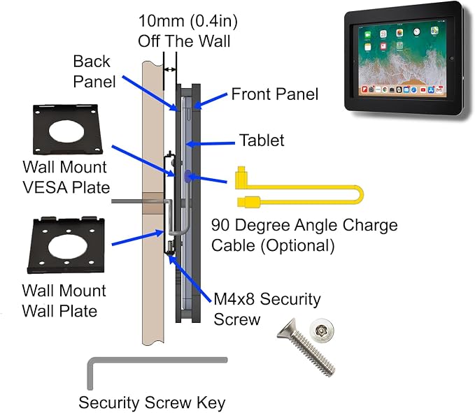 TABcare Anti-Theft Acrylic VESA Enclosure - Image 5
