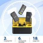FULAIM X5M Wireless Lavalier Microphone System, Lavalier Lapel Mic - Image 4