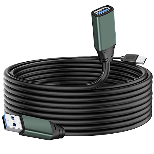 Kumiho 15FT USB 3.0 Extension Cable Active Type A Male to A Female USB Repeater by Unknown