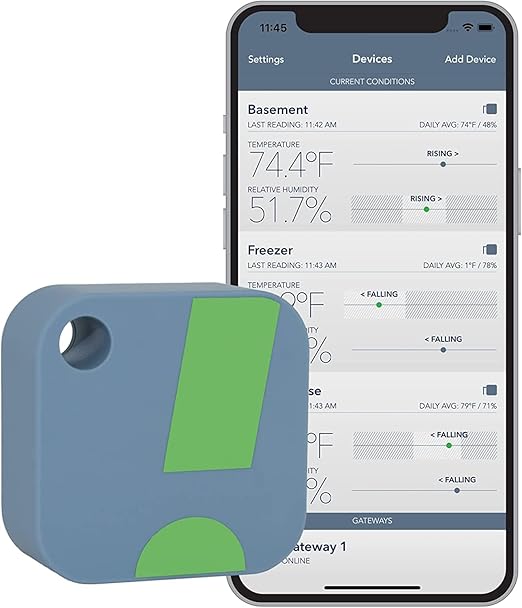 HT1 Smart Temperature Sensor and Humidity Sensor by SensorPush