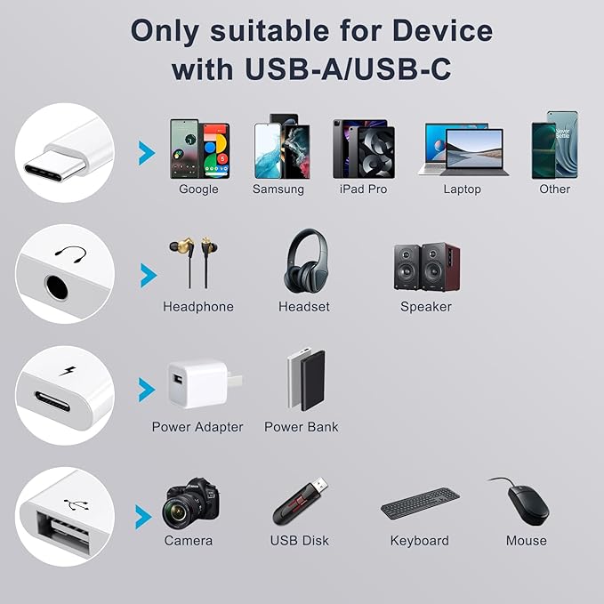 USB C to 3.5mm Jack Headphone Adapter - Image 6