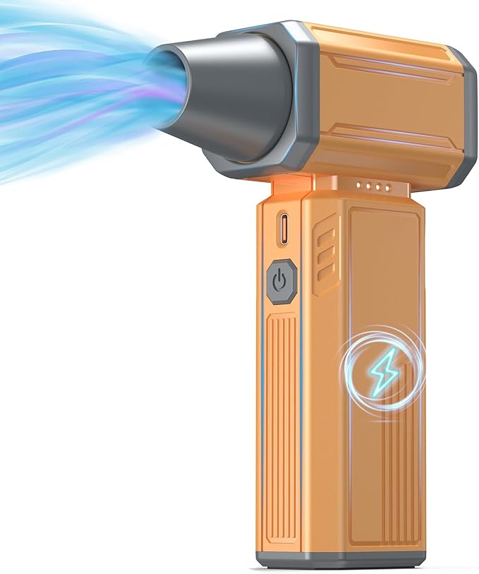 Compressed Air Duster, 130000RPM Electric Duster, Stepless Speed Mini Air Blower by Unknown