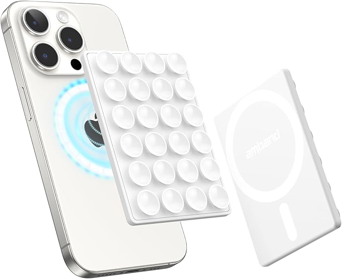amBand Magnetic Suction Mirror Window Phone Holder, Sticky Grip Double Sided by amBand