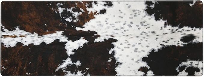 Mouse Pads Western Highland Cowhide Ranch Style Large Mouse Pad, Gaming Mousepad - Image 3