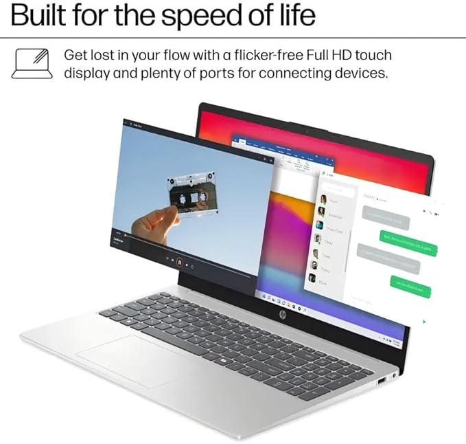 HP 15.6 Touchscreen Laptop Computer - Image 5