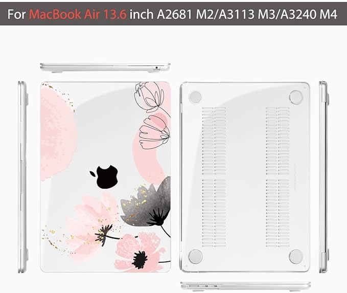 Teryeefi Compatible with MacBook Air 13 inch Case 2025 2024 2023 2022 M4 - Image 7