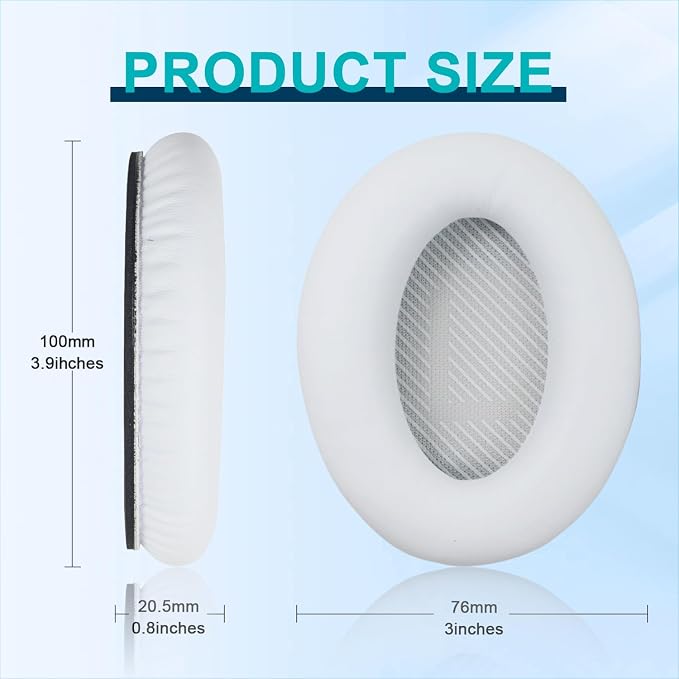 Replacement Earpads Cushions for Bose QuietComfort 35 & Quiet Comfort 35 II - Image 2