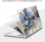 Teryeefi Compatible with A2941 M2/A3114 M3 MacBook Air 15 inch CaseRelease 2023 - Image 6