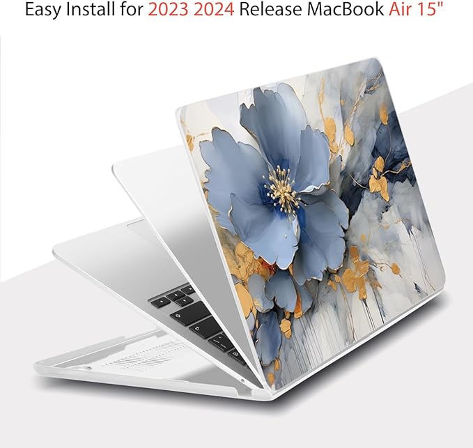 Teryeefi Compatible with A2941 M2/A3114 M3 MacBook Air 15 inch CaseRelease 2023 - Image 6