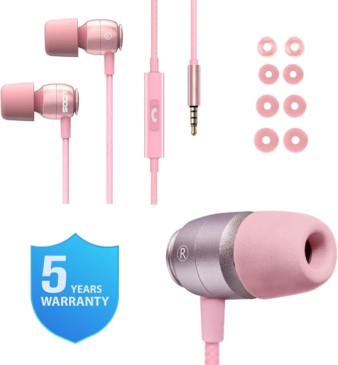 LUDOS Clamor Wired Earbuds in-Ear Headphones, 5 Years Warranty, Earphones - Image 6