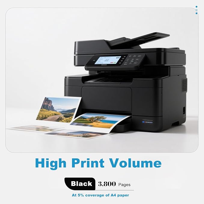 High Yield 55B1000 Black Toner Cartridge MS331 Toner Replacement - Image 3