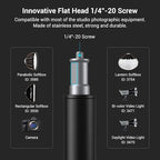 SmallRig Aluminum Light Stand 110"/9.2ft/280cm, Adjustable Photography - Image 3