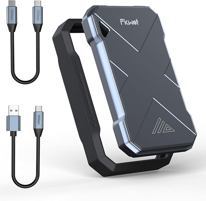 1TB Portable SSD, USB 3.2 Gen2 USB-C, IP68 Water & Dust Resistant, Shockproof by Fikwot