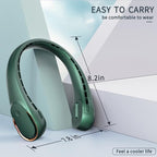 Neck Fan, Portable Bladeless Neck Fan, USB Rechargeable Personal Fan, 4000 mAh - Image 6