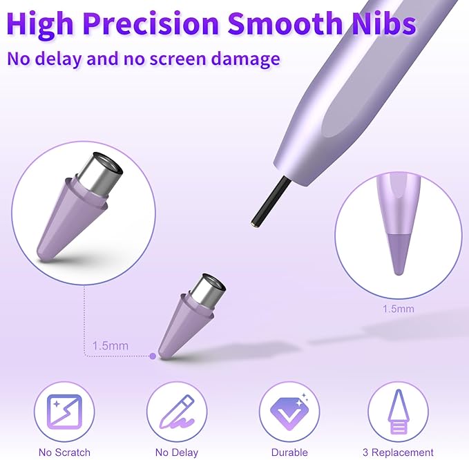 Stylus Pen for iOS&Android Touch Screens, Active Pencil for Samsung, Smart - Image 7