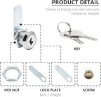 Uenhoy 6 Pack Cam Locks, Keyed Alike - Image 4