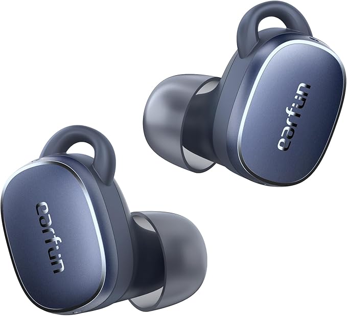 EarFun Free Pro 3 Noise Cancelling Wireless Earbuds, Hi-Res Sound, Snapdragon by EarFun