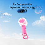 AIRMATE Portable Handheld Fan, 5 Wind Speed Adjustable, 3000mAh Battery - Image 2