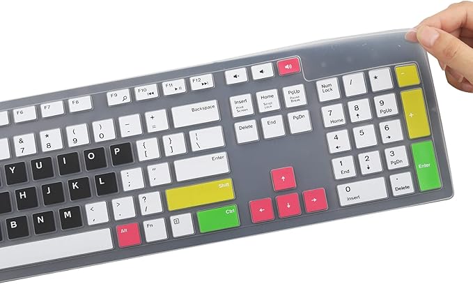 Keyboard Cover Skin for Dell KM636 KB216 KB216t KB216d KB216p Wired & Wireless - Image 5
