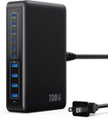 730W USB C Charger Block, 10-Ports GaN V Fast Charging Station Hub, QC4.0+3 PD by Ekrist