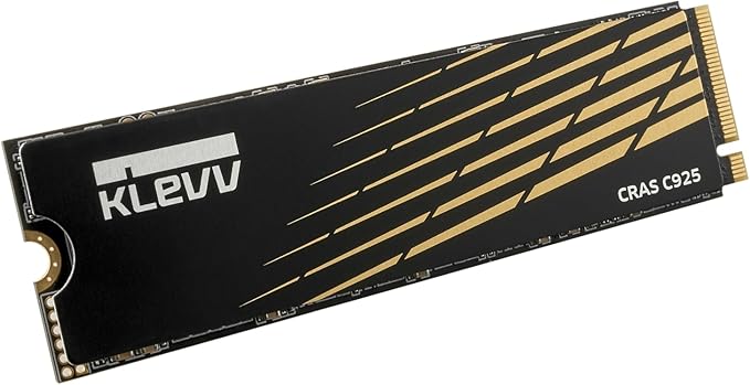 KLEVV CRAS C925 1TB M.2 2280 NVMe PCIe Gen4x4 Internal Gaming SSD by HOME