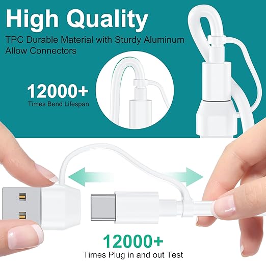Multi Charging Cable 4 in 2 for Apple Watch Charger i-Phone, Travel 4 in 2 - Image 5