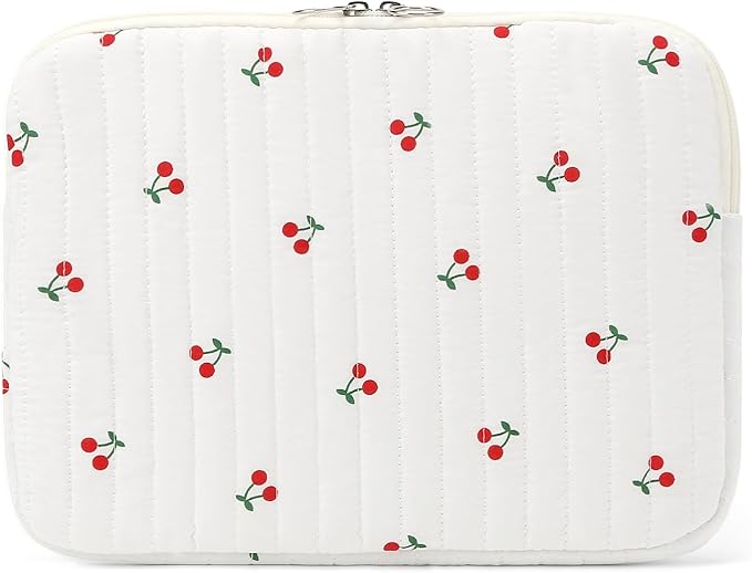 Puffy Laptop Sleeve 13-15.6 Inch Cute Quilted Laptop Protective Case Padded by BBIQI