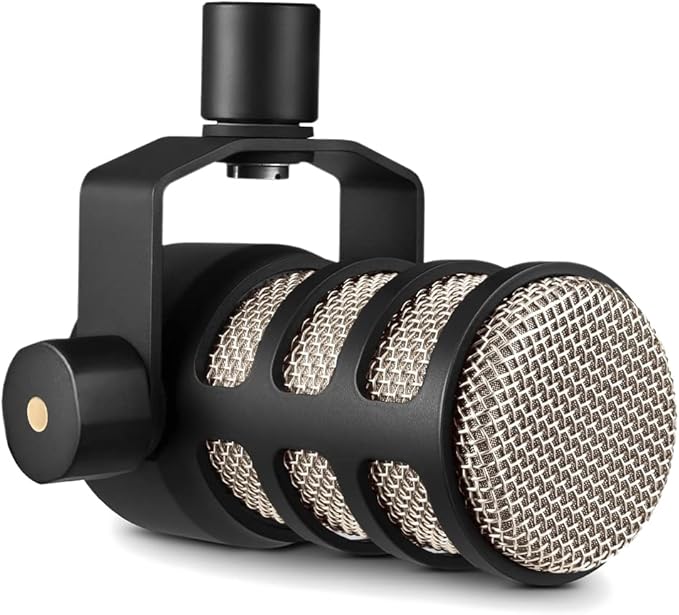 RØDE PodMic Cardioid Dynamic Broadcast Microphone — XLR Output, Requires Audio by R%C3%98DE