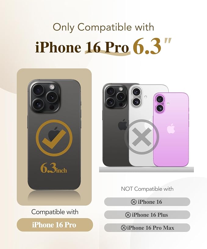 BERFY Magnetic for iPhone 16 Pro Case, Compatible - Image 2