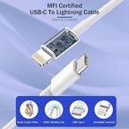 【Apple MFi Certified】Fast Charger iPhone, Fast i Phone Charging Cord 3Pack - Image 4