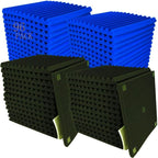 96 Pack Black/BLUE 12 "X 12 "X1" Acoustic Panels Studio Soundproofing Foam by HPKL9999