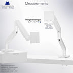 VIVO Heavy Duty Aluminum Ultrawide Monitor Tension Arm - Image 4