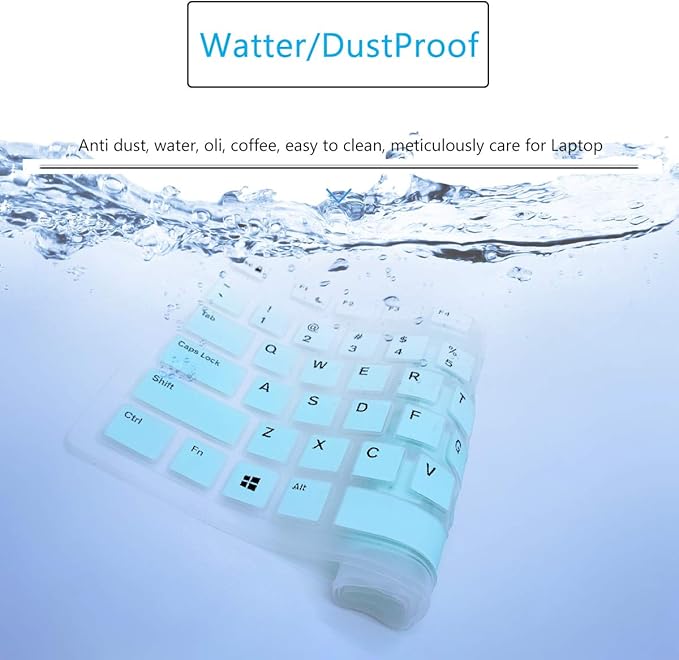 Keyboard Cover Skin for Dell KM636 KB216 KB216t KB216d KB216p Wired & Wireless - Image 8