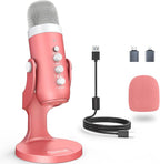 ZealSound Gaming USB Pink Microphone by zealsound